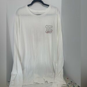 KC Chiefs Patrick Mahomes White Long Sleeve Men's Shirt 3xl